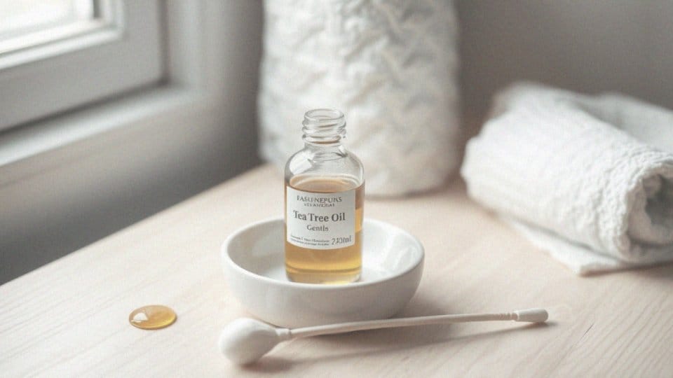 W jaki sposób nakładać olejek herbaciany na zarażone obszary skóry?