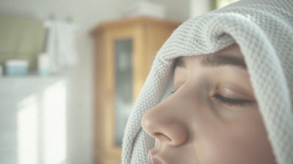 Jak ciepłe okłady pomagają w udrożnieniu nosa?