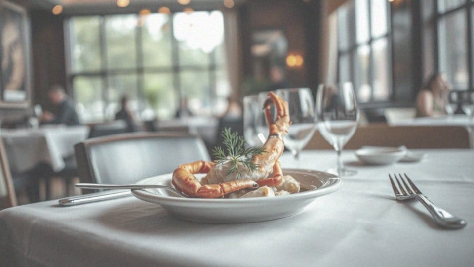 Ile kosztuje krab królewski w restauracji?