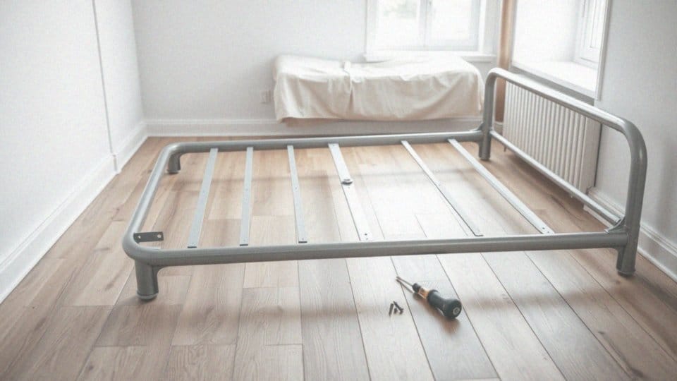 Jak przebiega proces montażu metalowego stelaża do łóżka?