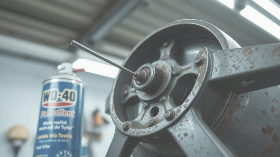 Jak odblokować i nasmarować mechanizm wiadra obrotowego?