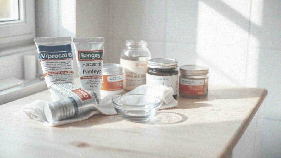 Jakie są rodzaje maści na naderwany mięsień?