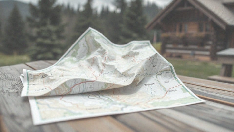 Jakie informacje zawiera mapa Zakopanego?