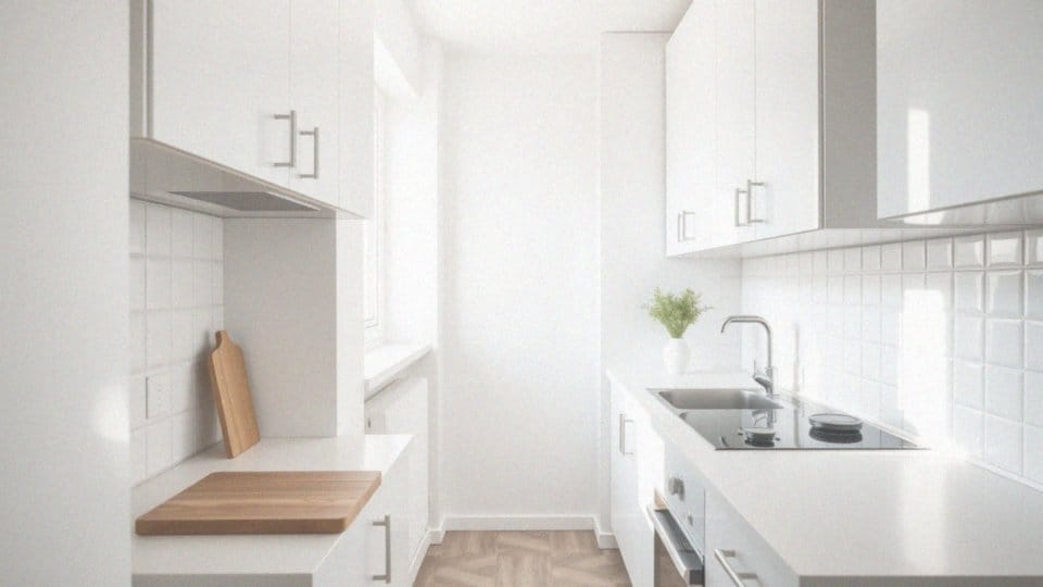 Bardzo mała kuchnia w bloku – jak funkcjonalnie ją urządzić?